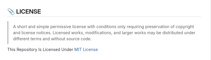 License
